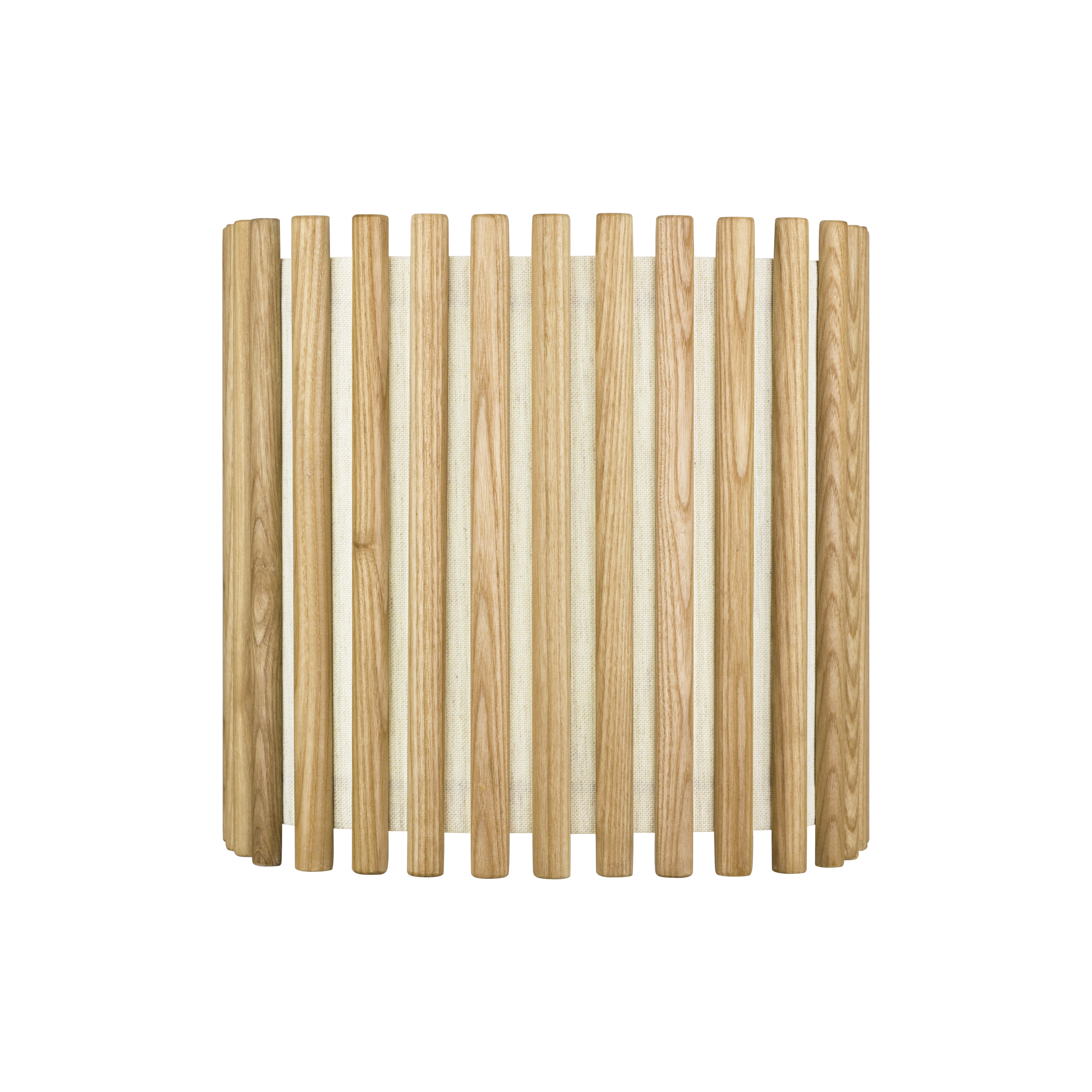 Komorebi Square gulvlampe, egetræ og hvid • UMAGE