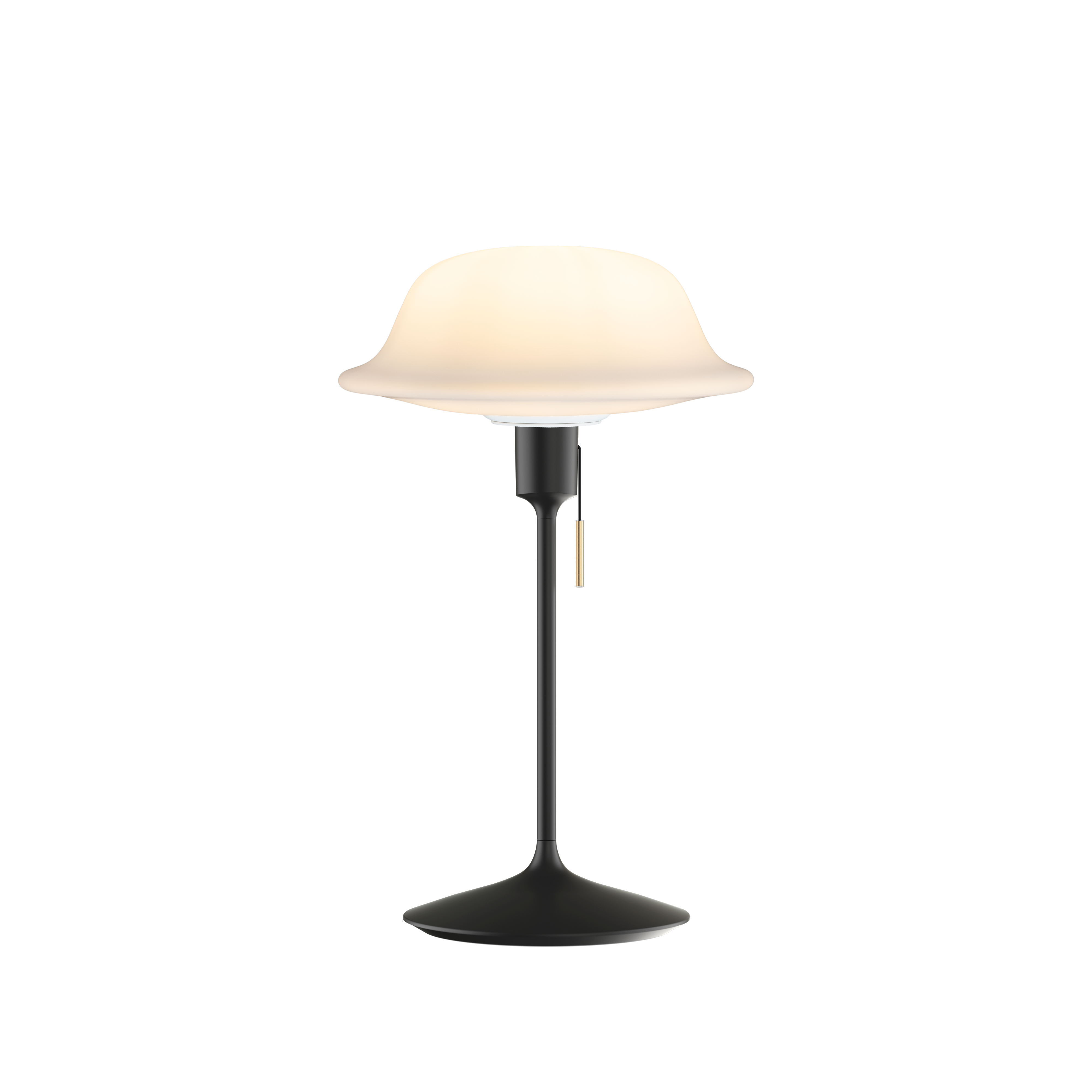 Butler bordlampe, hvid og sort • UMAGE