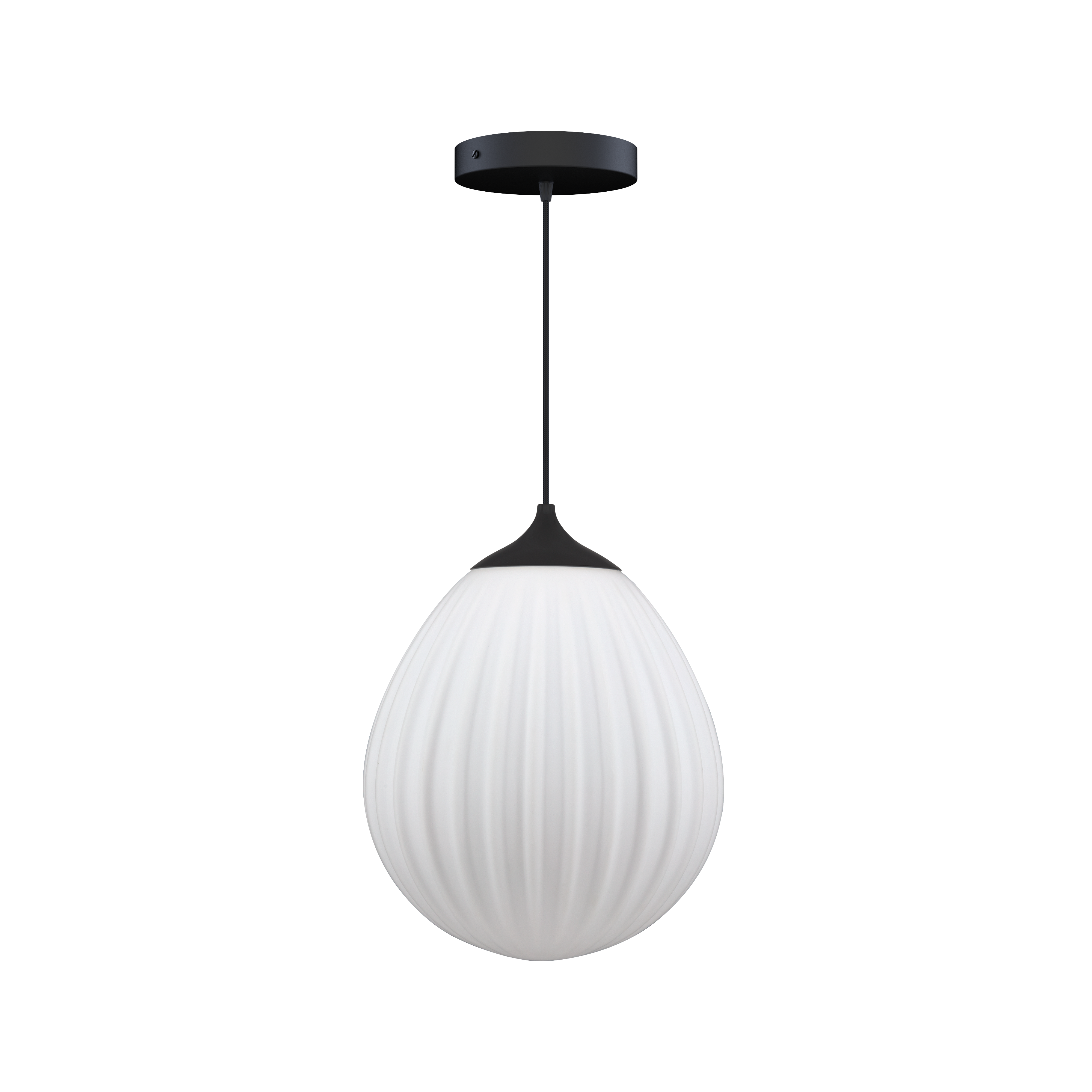 Around the World pendel med roset, hvid og sort • UMAGE