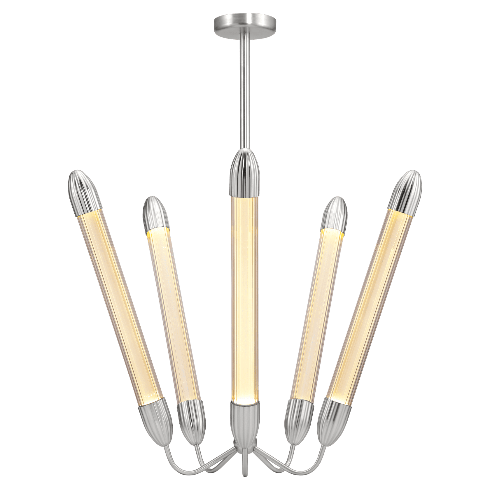 Lemon Squeeze lysekrone, poleret stål • UMAGE