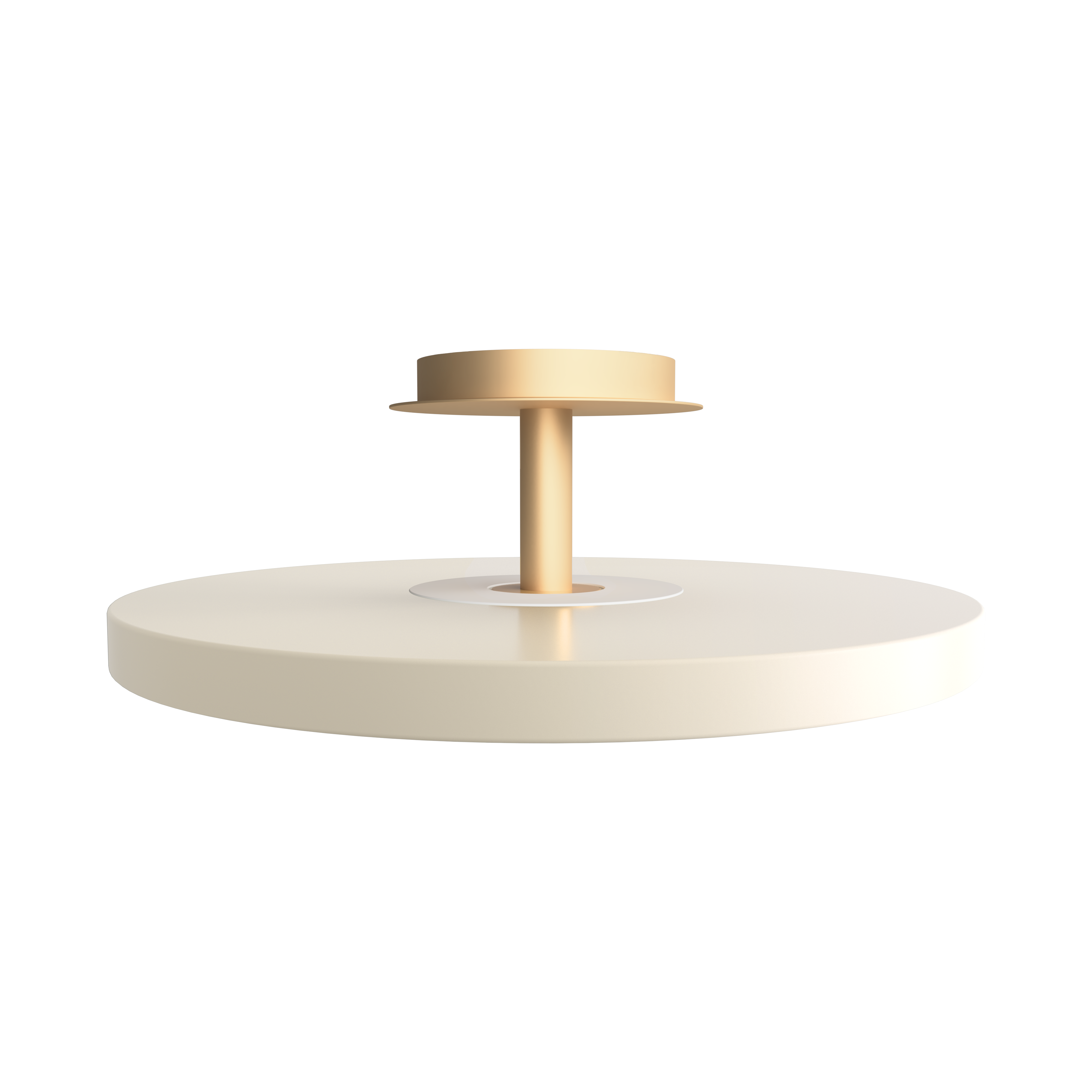 Asteria Up Plus loftlampe, hvid og messing • UMAGE