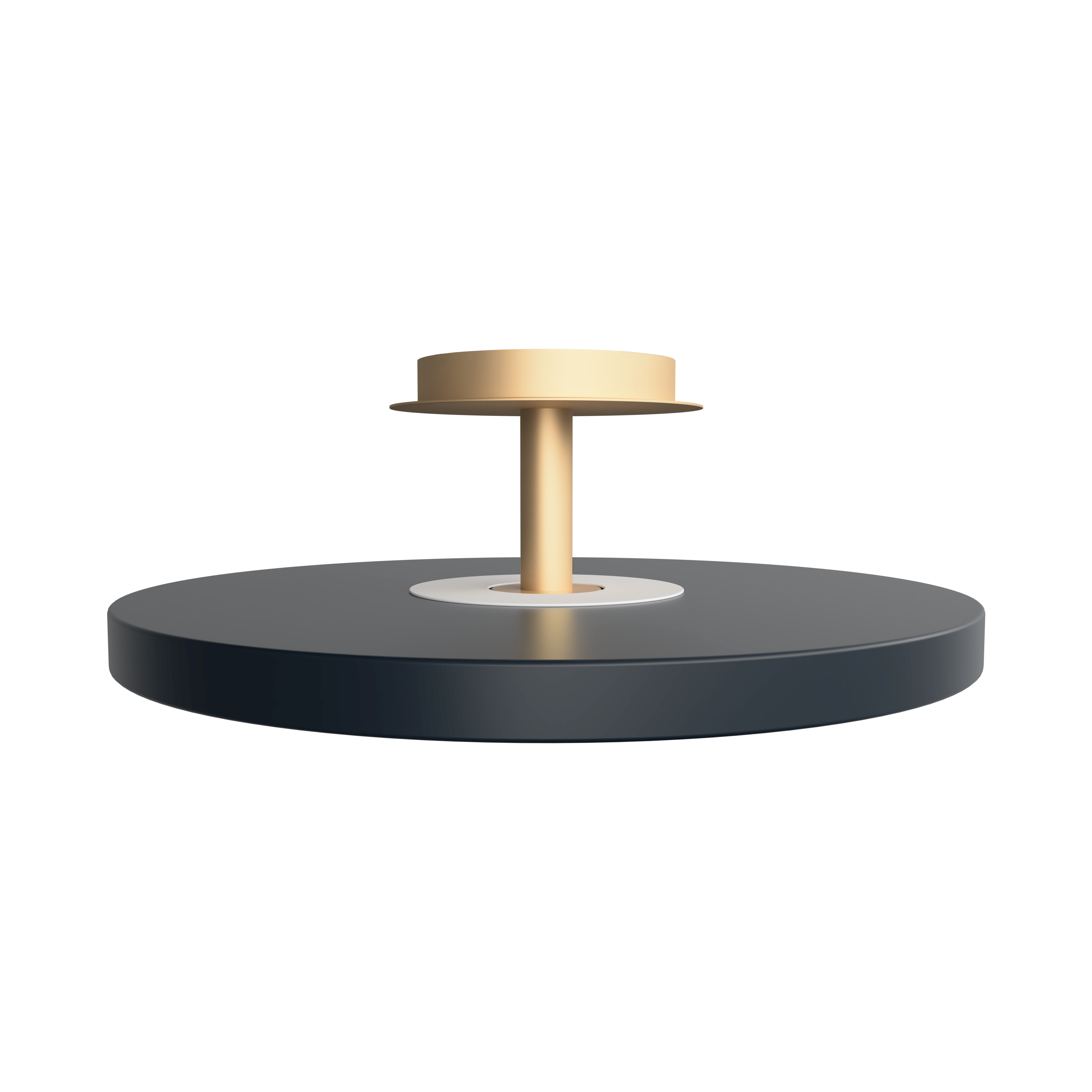 Asteria Up Plus loftlampe, grå og messing • UMAGE