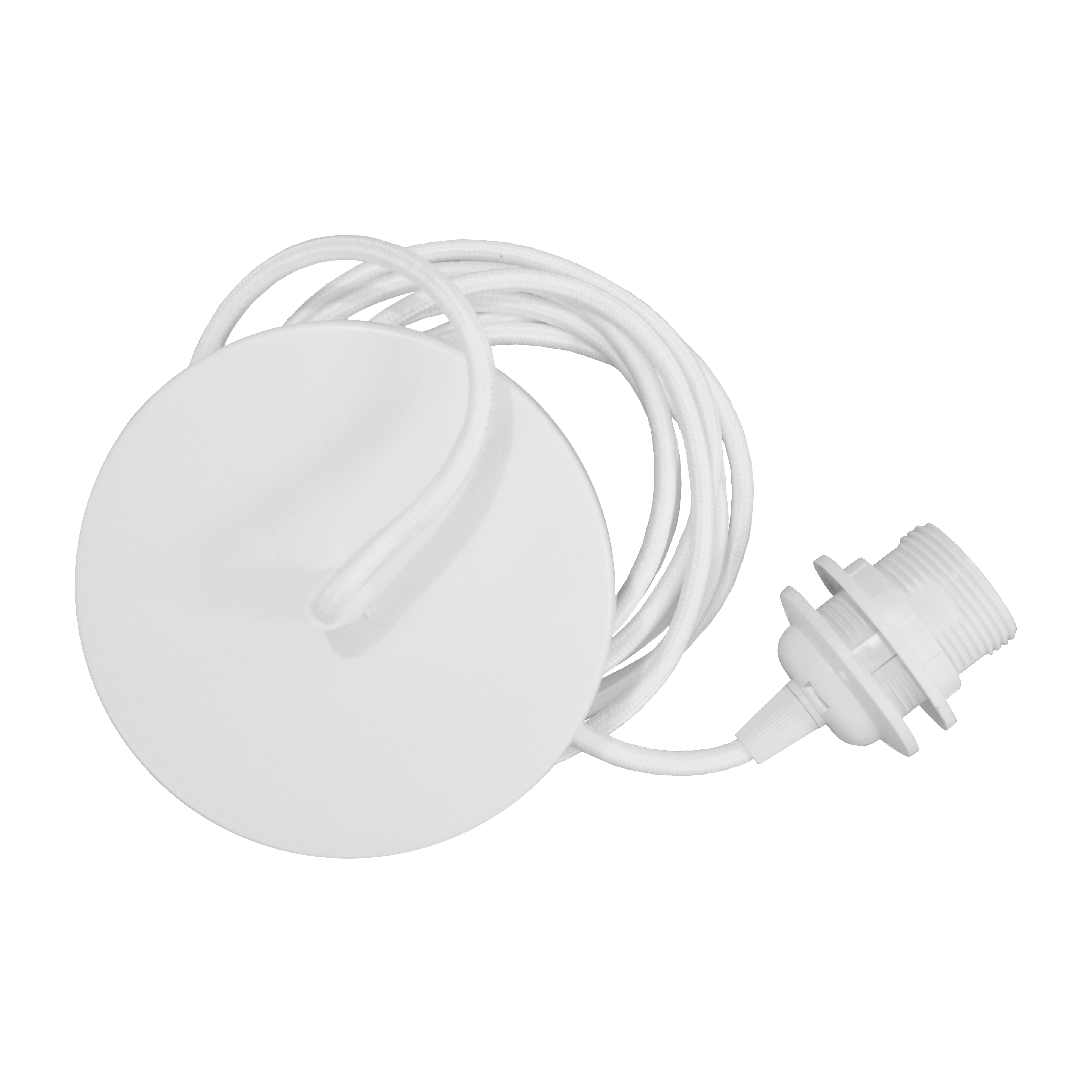 Komorebi Square pendel, egetræ og hvid • UMAGE