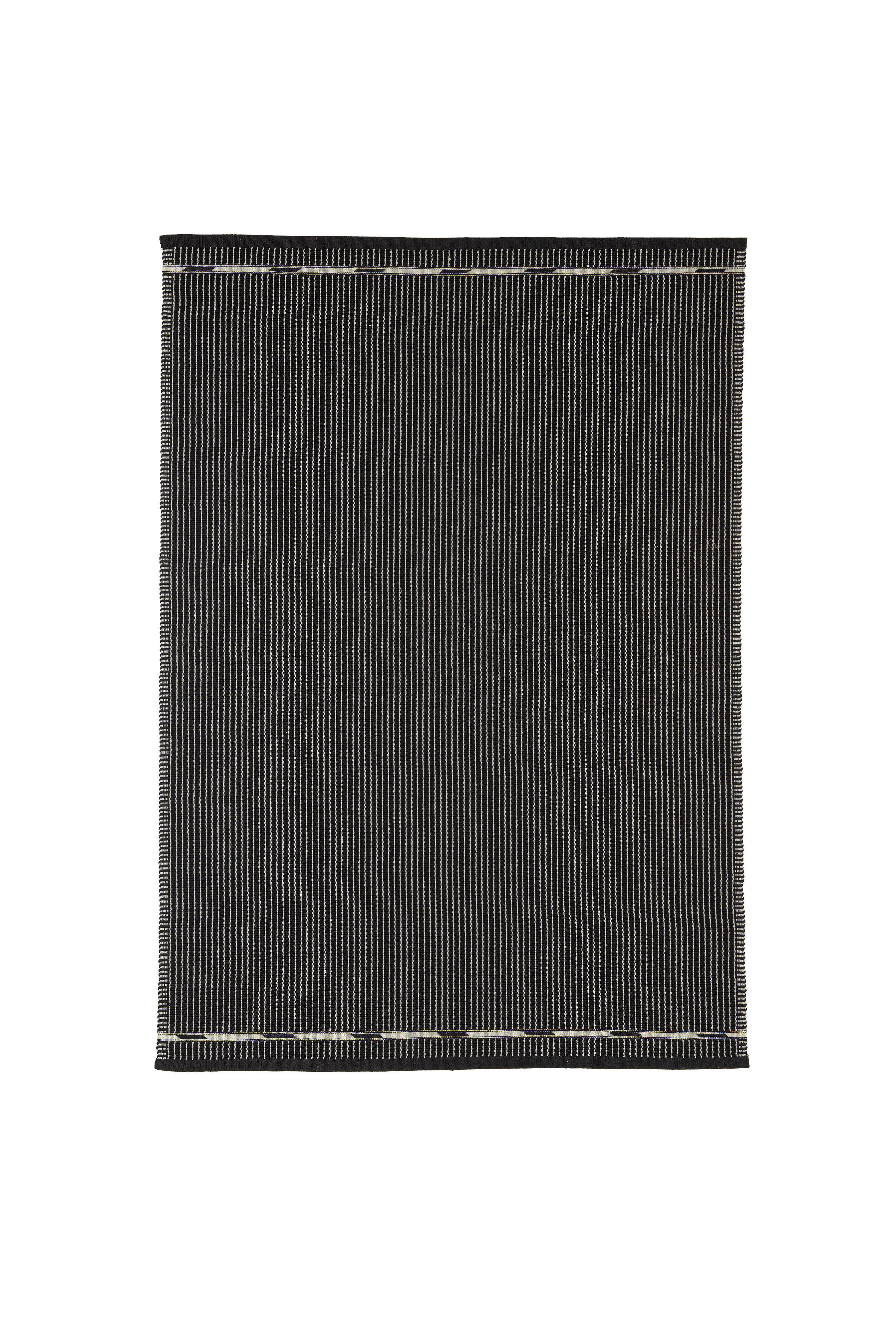 Tæppe VK-3, sort/hvid • NORDICMODERN