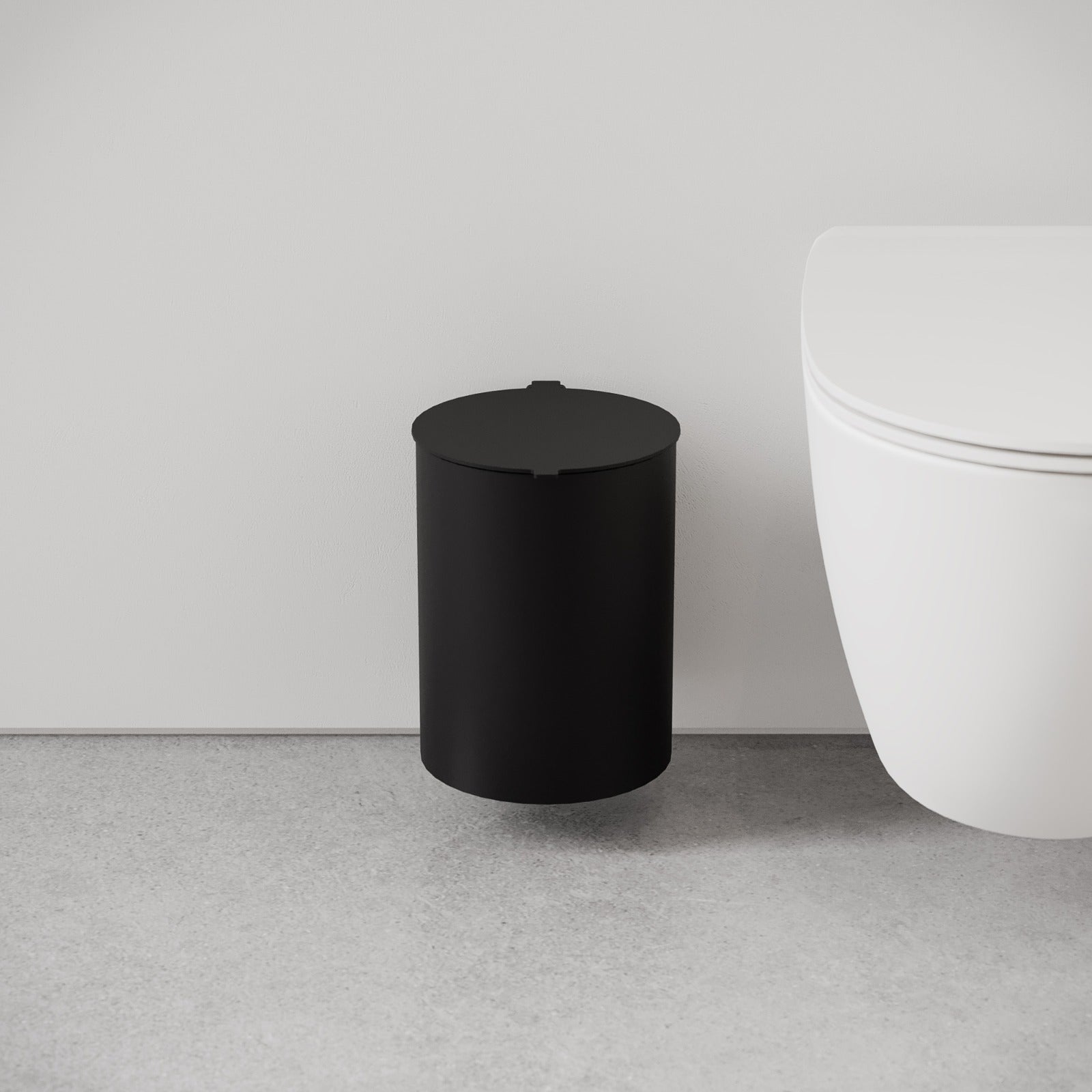 Toiletspand, sort • NICHBA