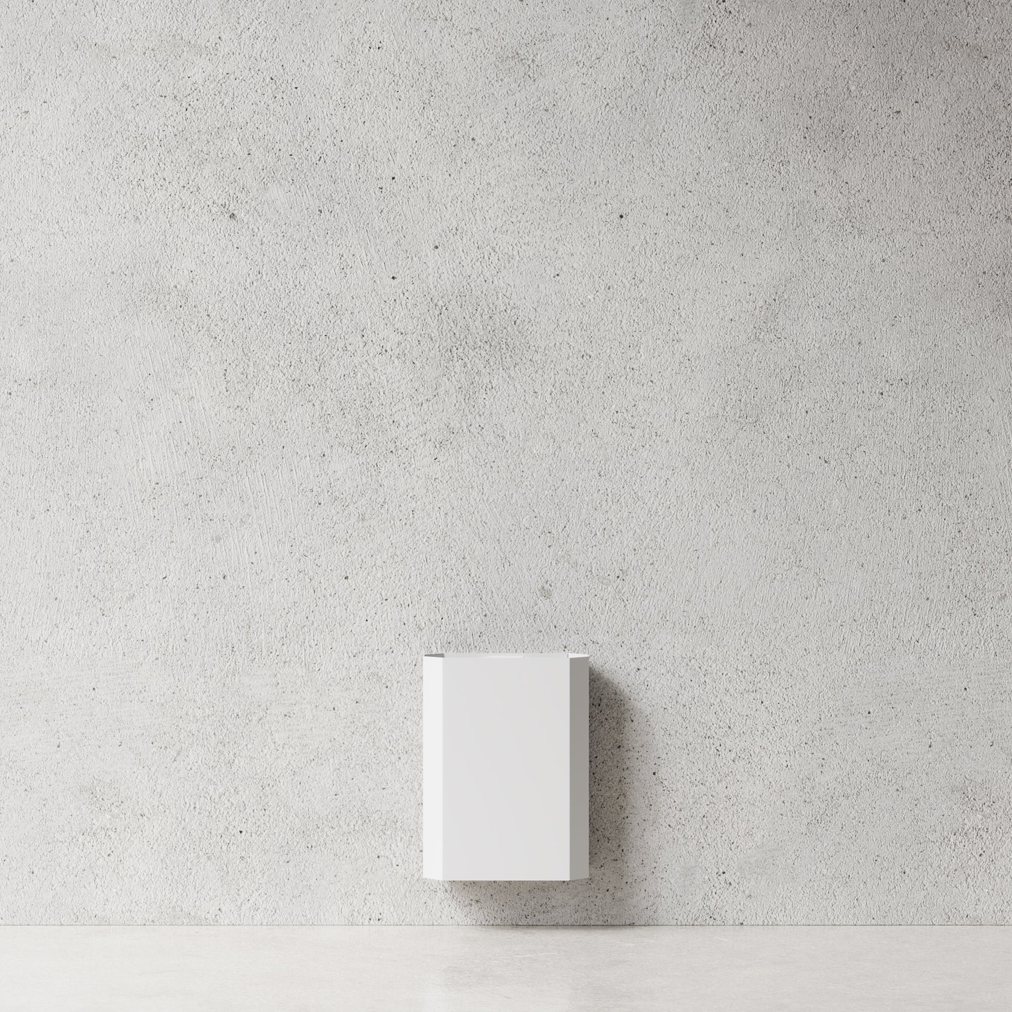 Papirspand i metal, hvid • NICHBA