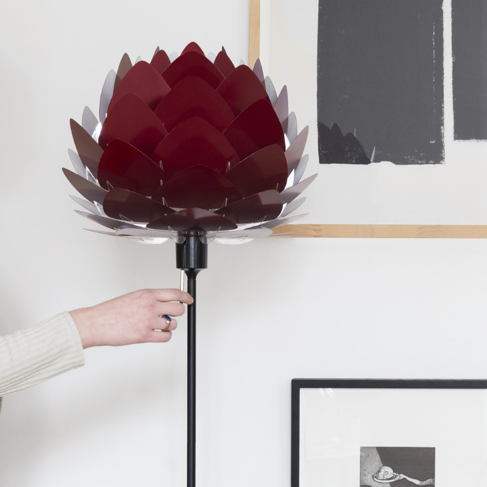 Aluvia lampeskærm, rød • UMAGE