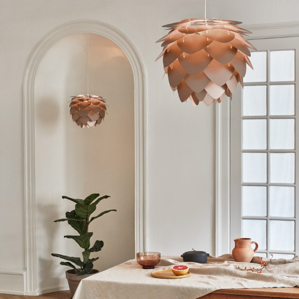 Aluvia lampeskærm, børstet bronze • UMAGE