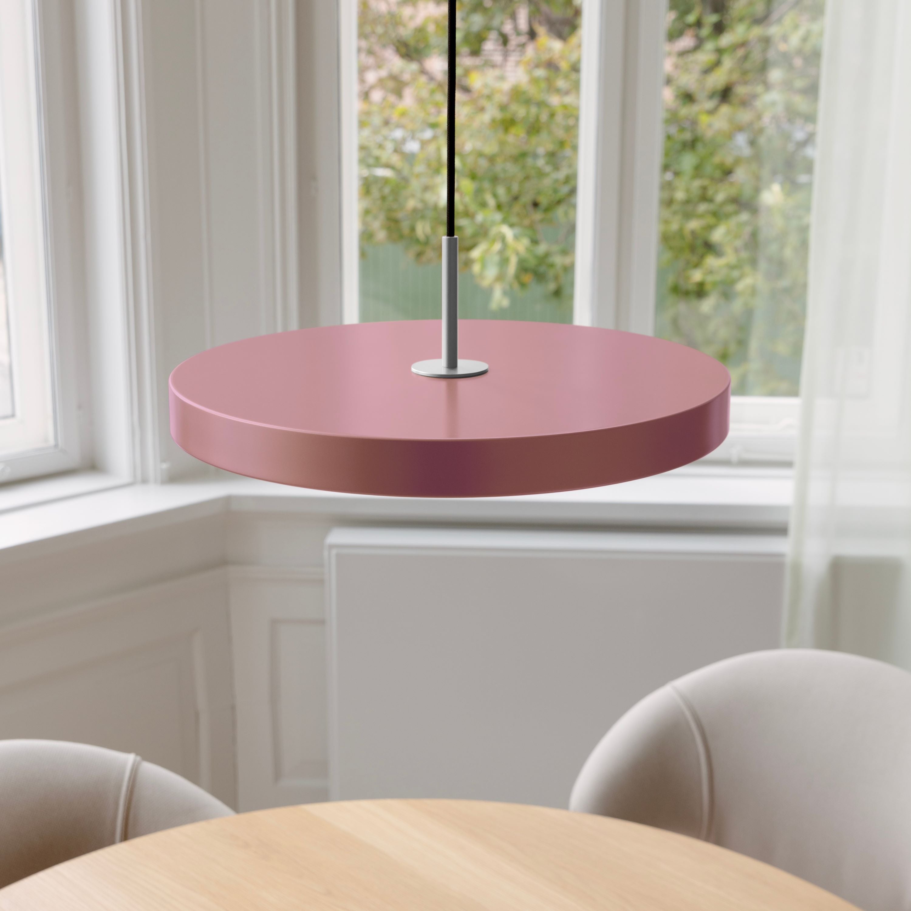 Asteria pendel, rose og stål • UMAGE