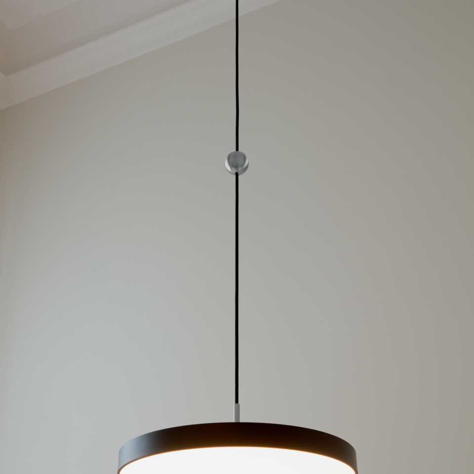 Cord Connector ledningsforbinder, børstet stål look • UMAGE