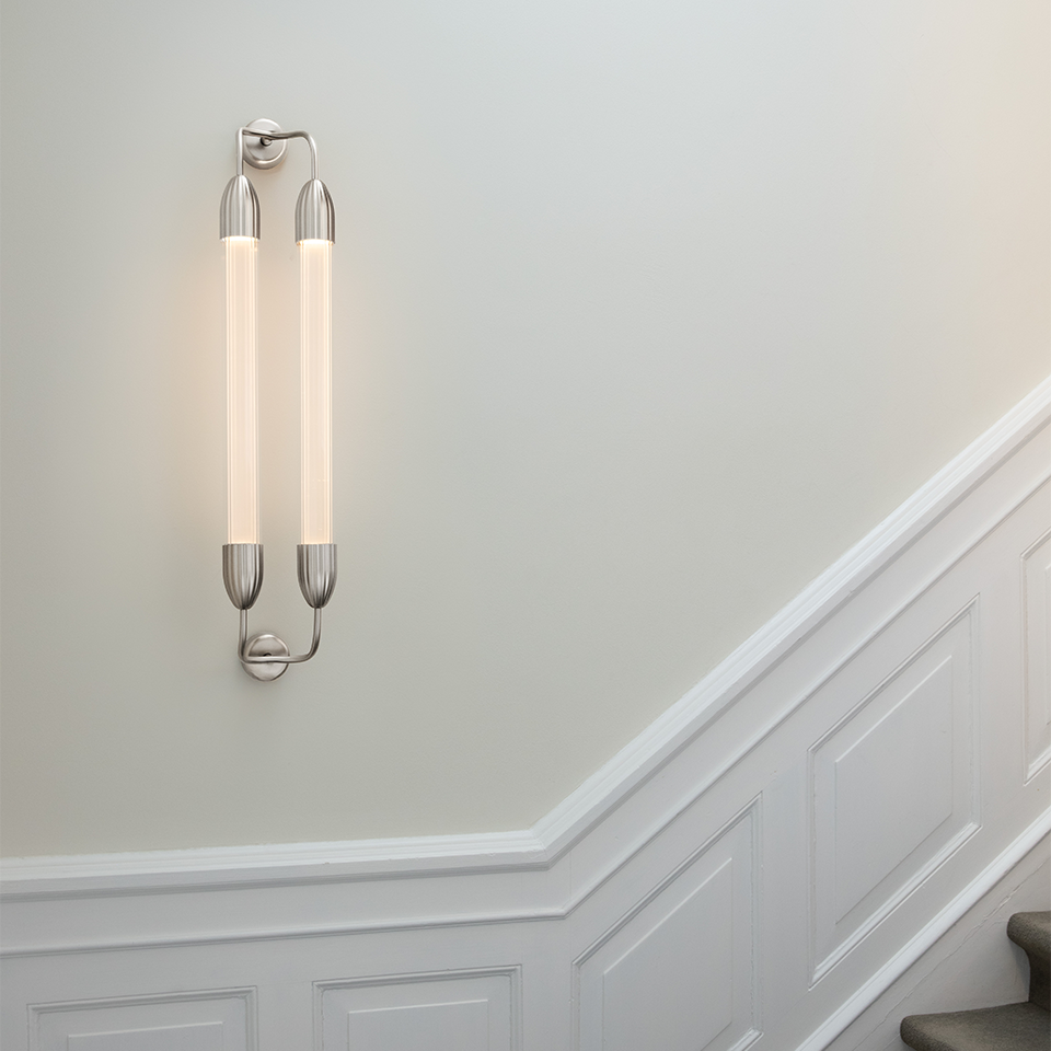 Lemon Squeeze Wall Double, væglampe, poleret stål • UMAGE