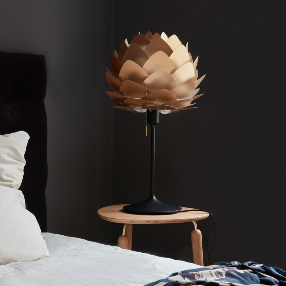 Aluvia lampeskærm, børstet bronze • UMAGE