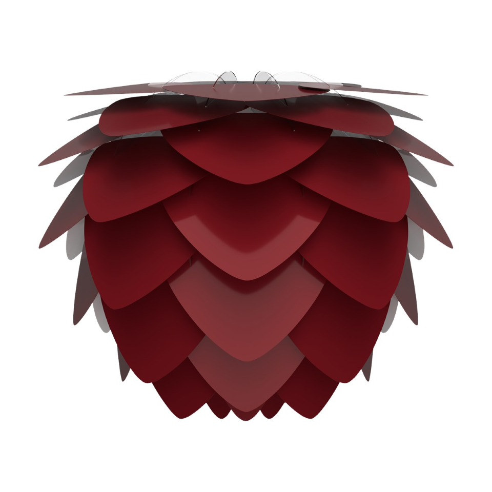 Aluvia lampeskærm, rød • UMAGE