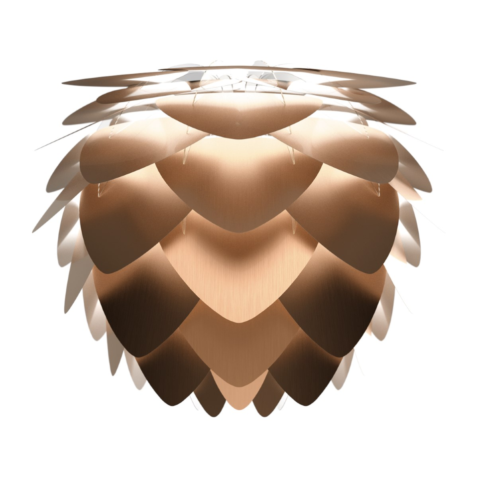 Aluvia lampeskærm, børstet bronze • UMAGE