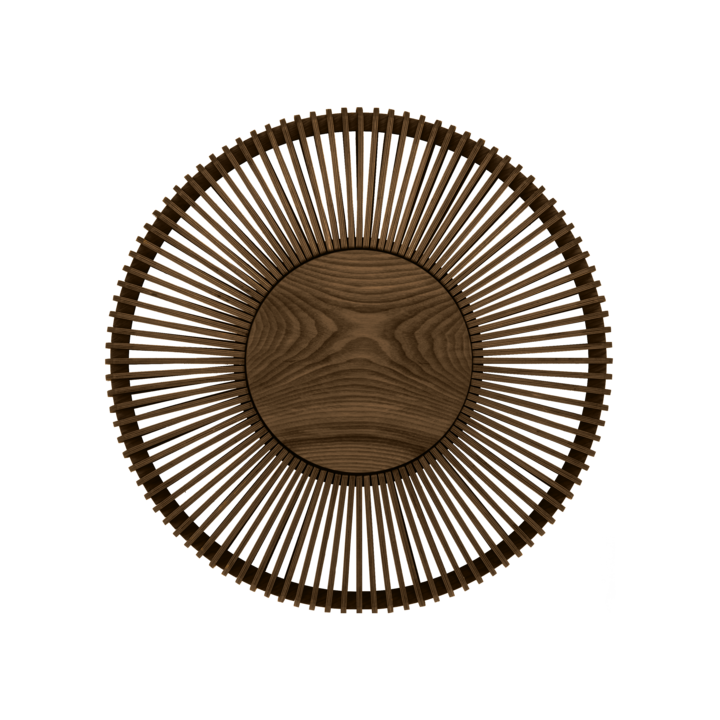 Clava Up væglampe, mørk egetræ • UMAGE