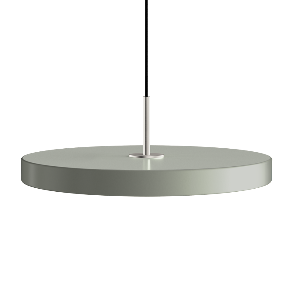 Asteria pendel, oliven og stål • UMAGE