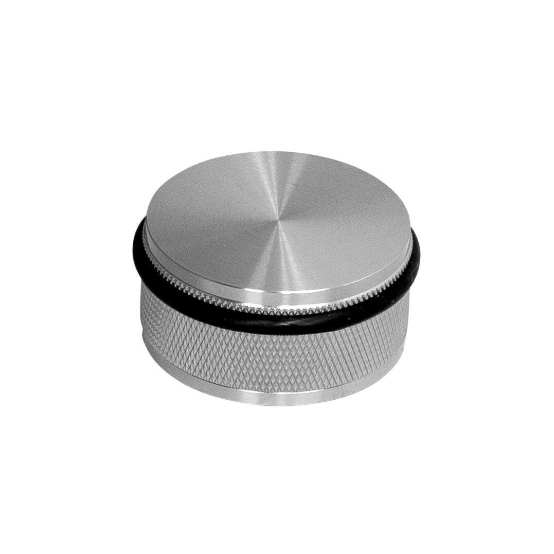 Cross dørstopper i rustfrit stål med diamond cut mønster • Buster + Punch