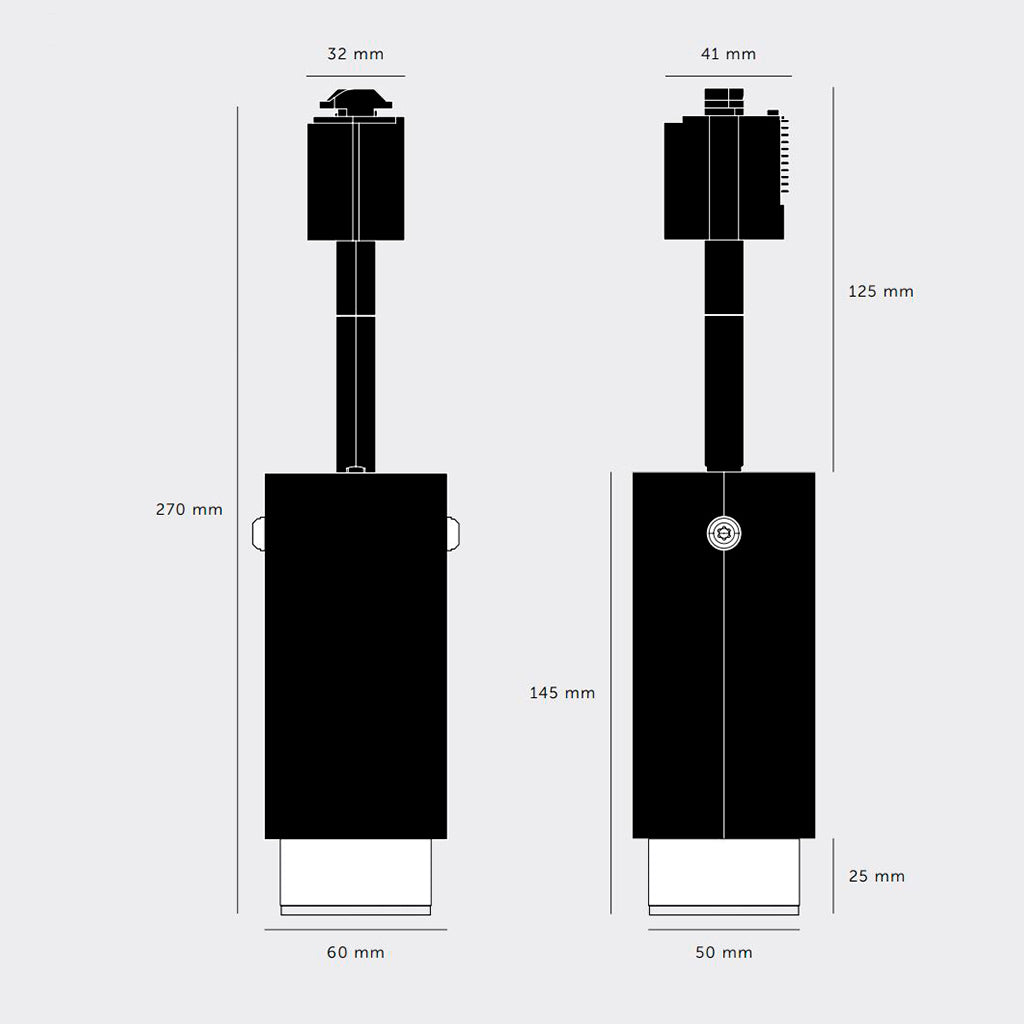 Exhaust track Linear i stone med detaljer burnt steel  • Buster + Punch