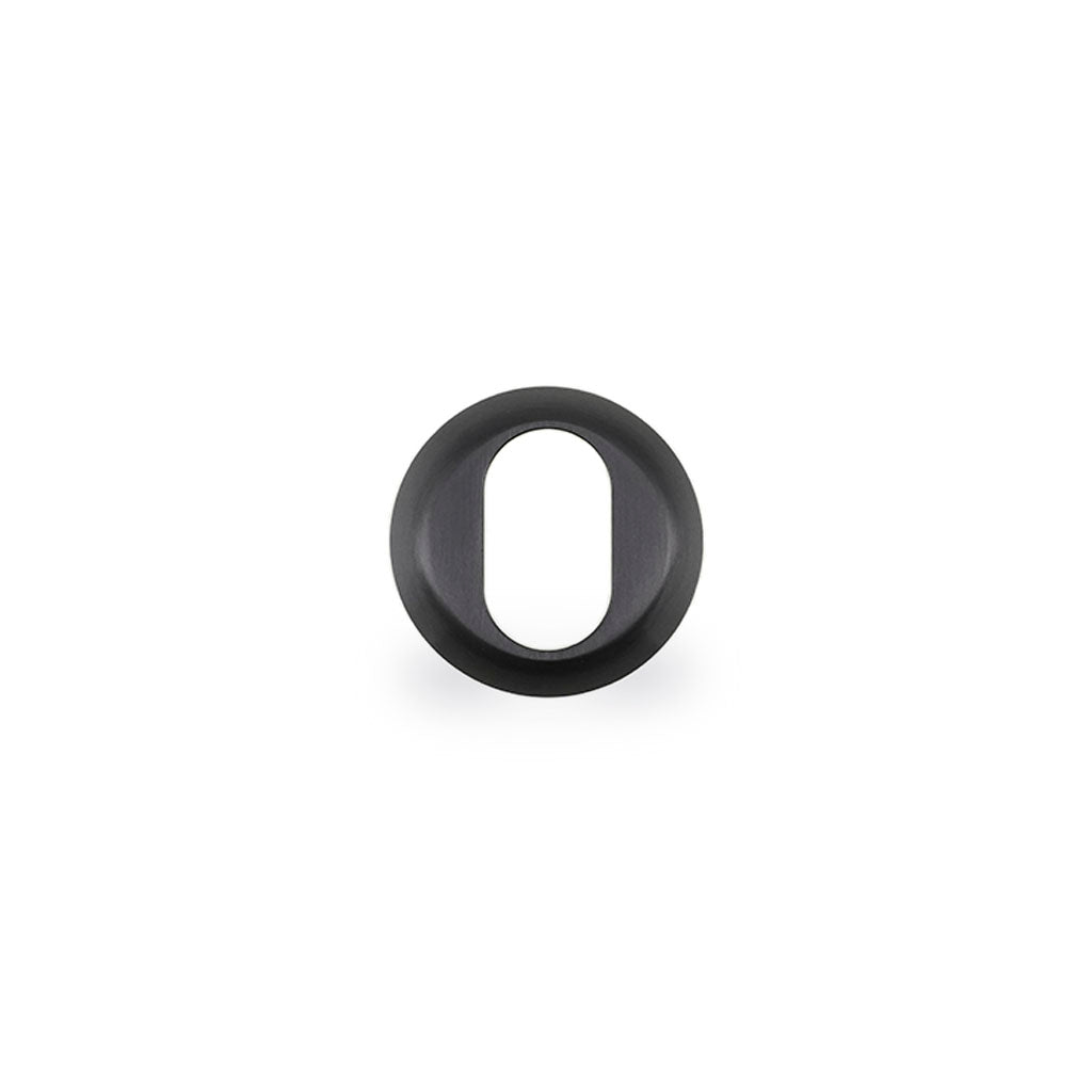 Cylinderring, sort (PVD sort), passer bl.a. til AJ dørgreb • d line