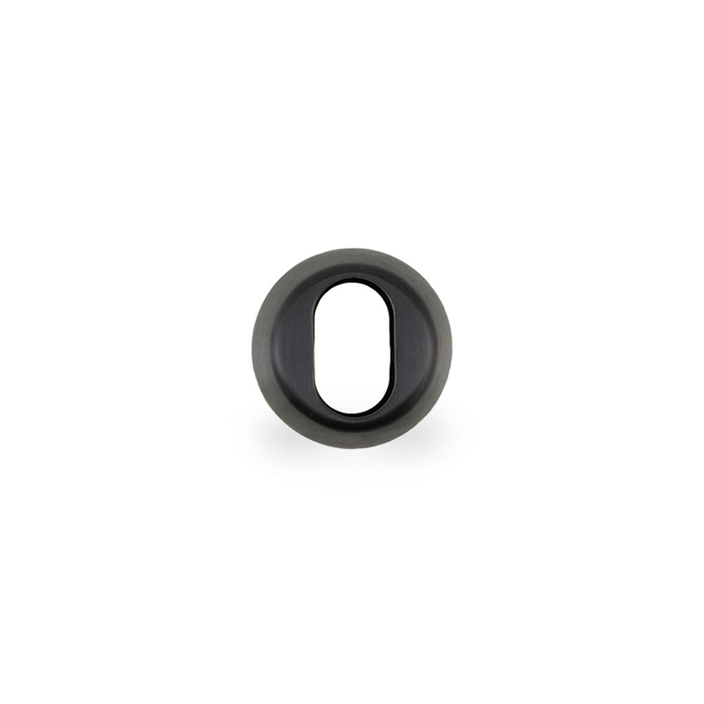 Cylinderring, sort (PVD sort), passer bl.a. til AJ dørgreb • d line