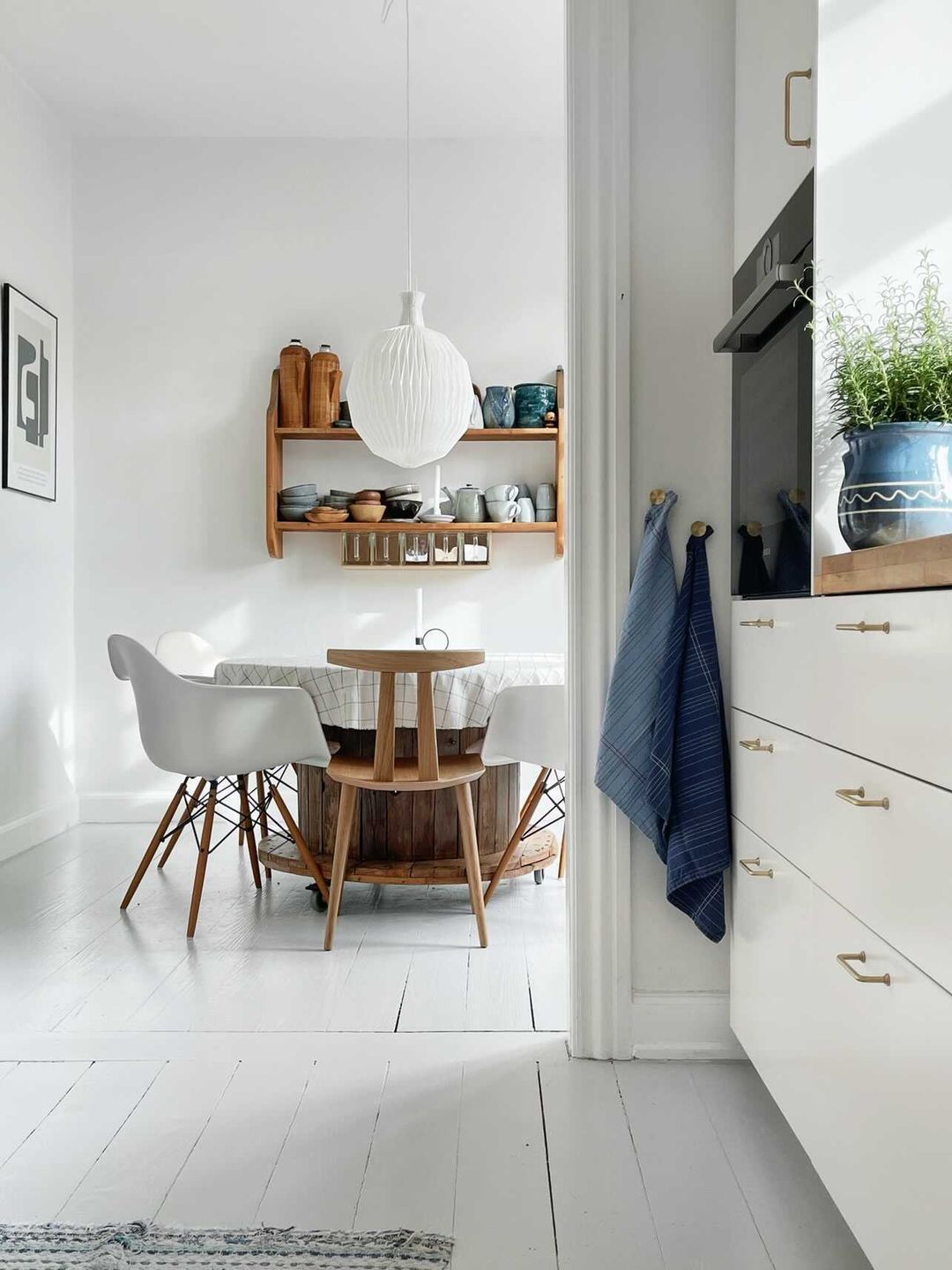 Frederiksberg - Küchengriff aus gebürstetem Messing ohne Lackierung