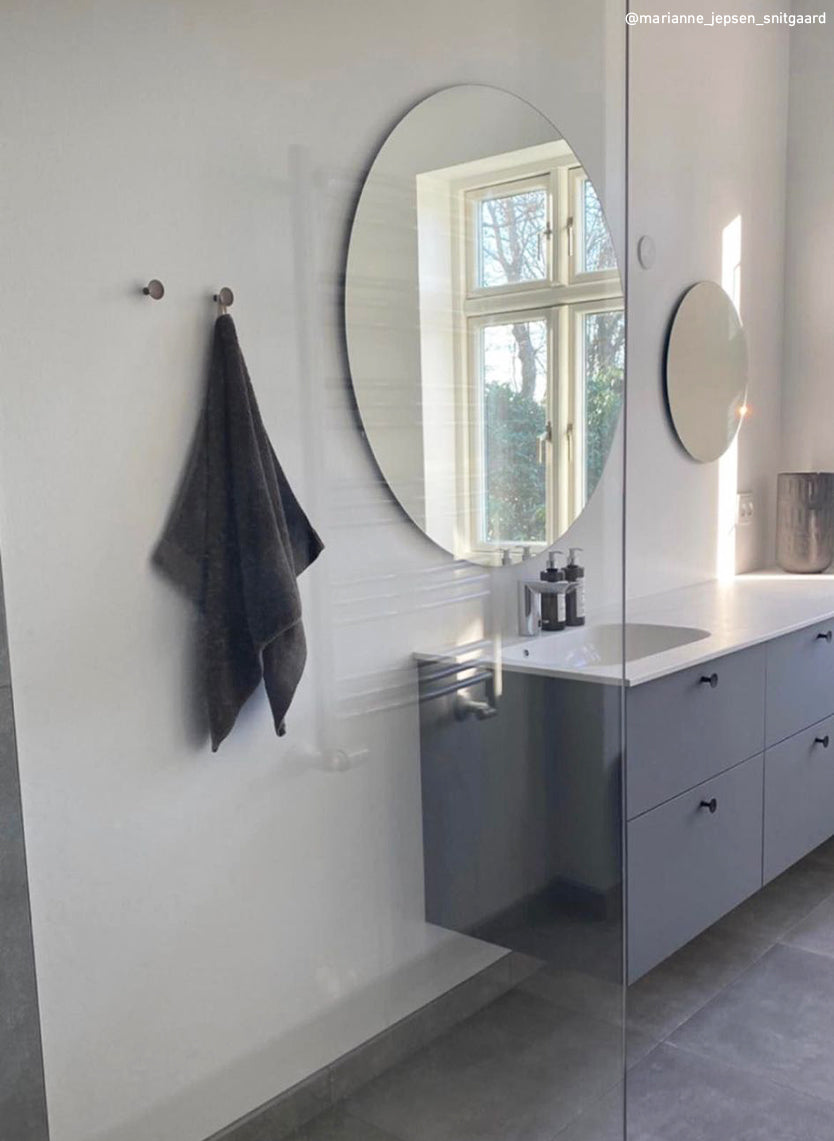 København møbelknop, Ø 40 mm, bruneret messing • Chr. Jørgensen