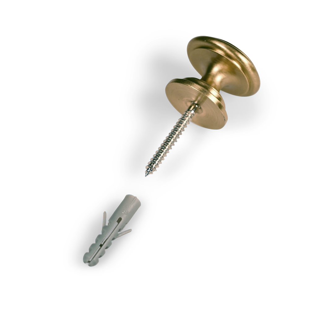 Wandmontagesatz für Knöpfe (5 Sätze)