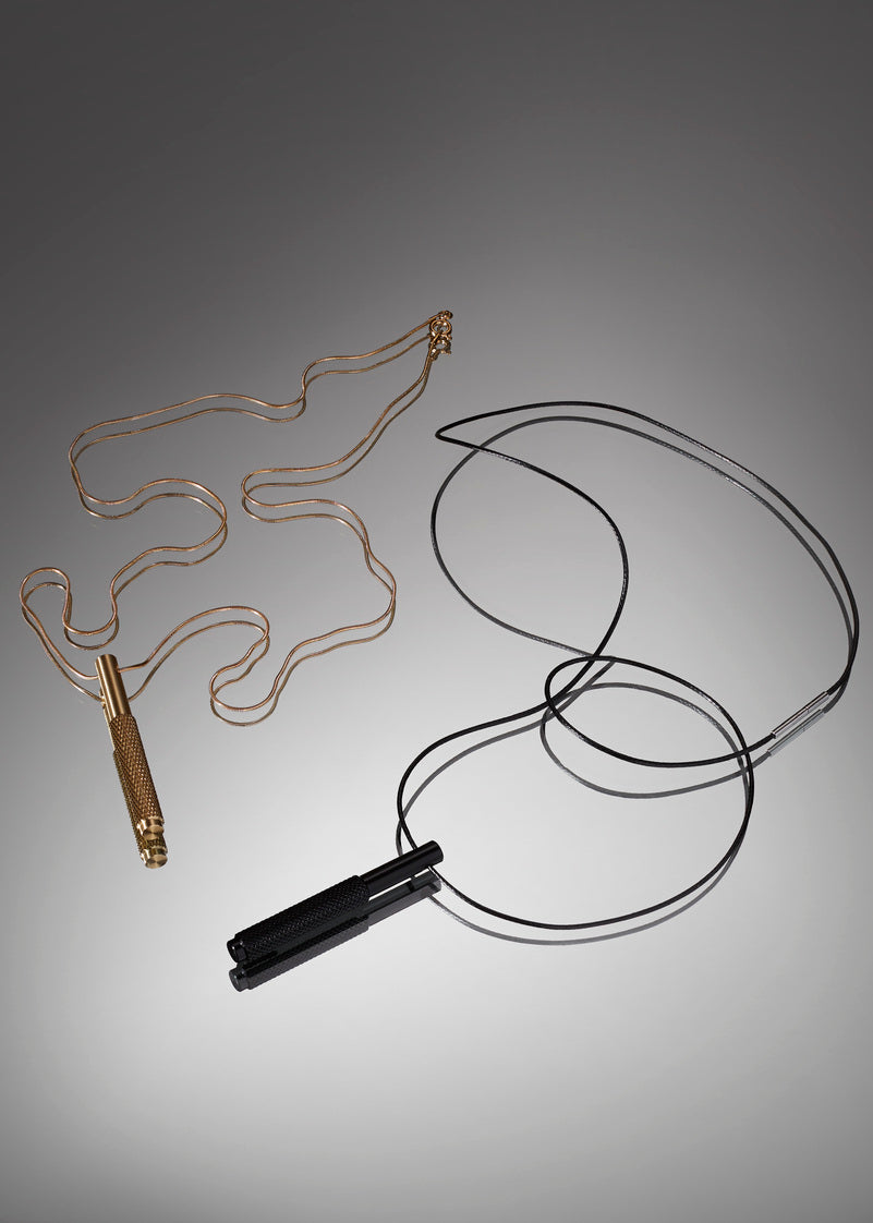 Vertical halskæde, sort • Buster + Punch