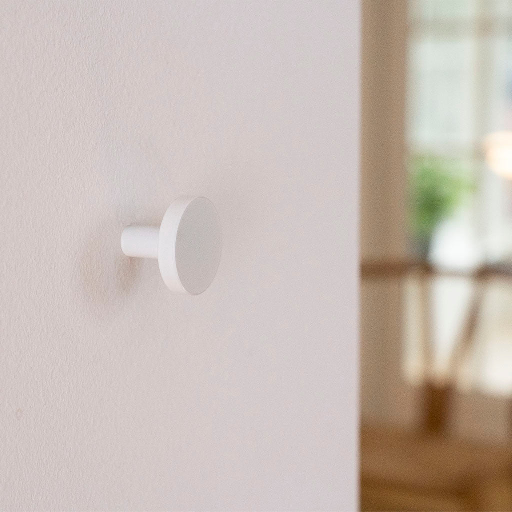 Vesterbro møbelknop, 30 mm, mat hvid • Chr. Jørgensen