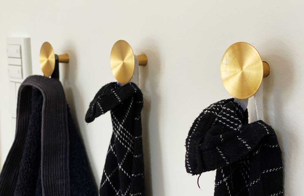 Wandmontagesatz für Knöpfe (5 Sätze)