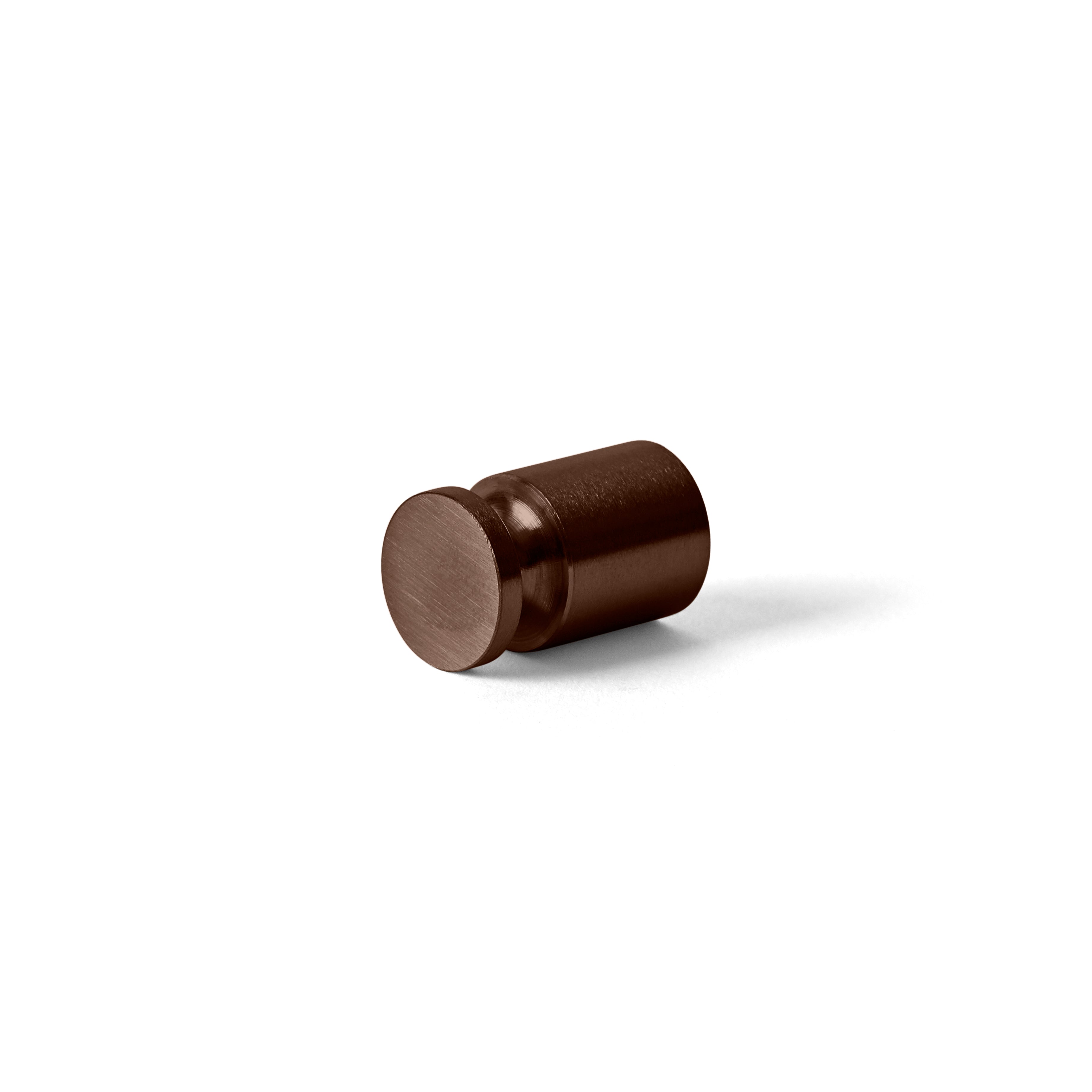 Knop Ø14 mm, bronze/bruneret finish • d line