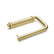 Toilettenpapierhalter, gebürstetes Messing-Finish • d line