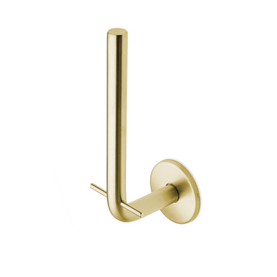 Reserve-Toilettenpapierhalter, gebürstetes Messing-Finish • d line