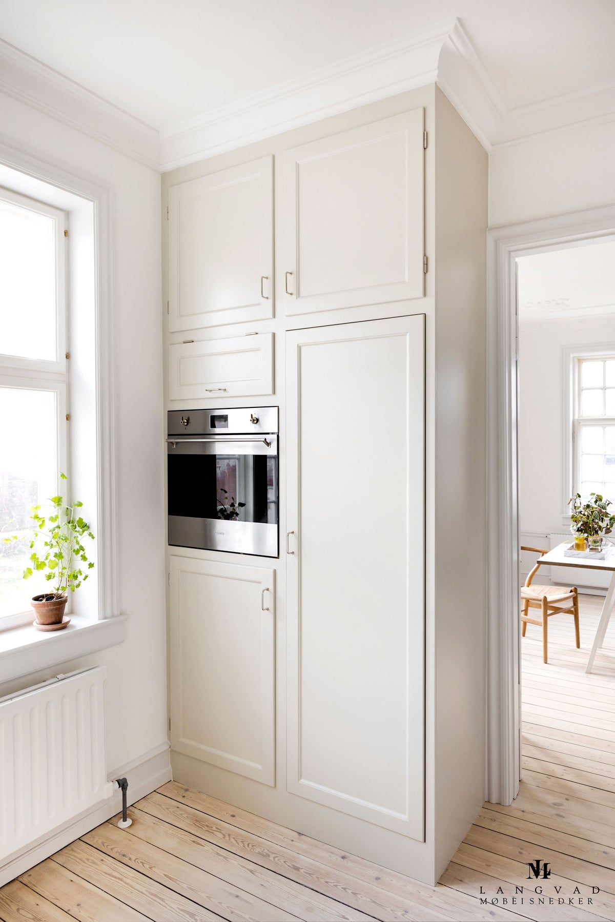 Frederiksberg Küchengriff, glänzend vernickelt • Chr. Jørgensen