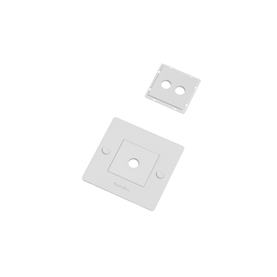 1G bagplade med 2 x indsats, hvid • Buster + Punch