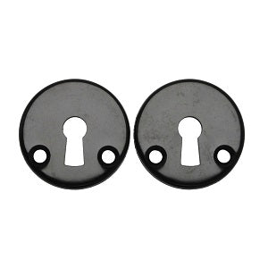 Nøgleskilte til Torpedo dørhåndtag i sort bakelit, til nye døre (2 stk.)