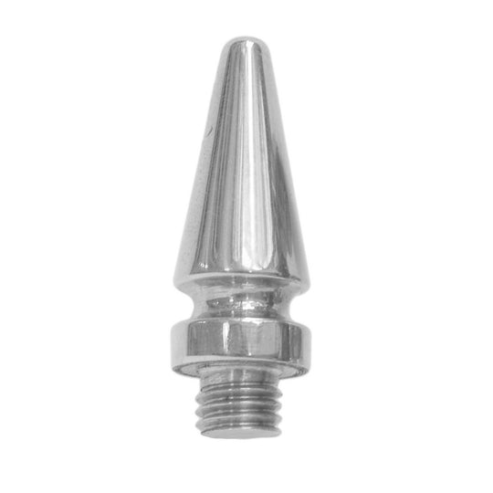 Løs knop til Hamborg snap-on dørhængsel, spids mat forniklet (2 stk.)