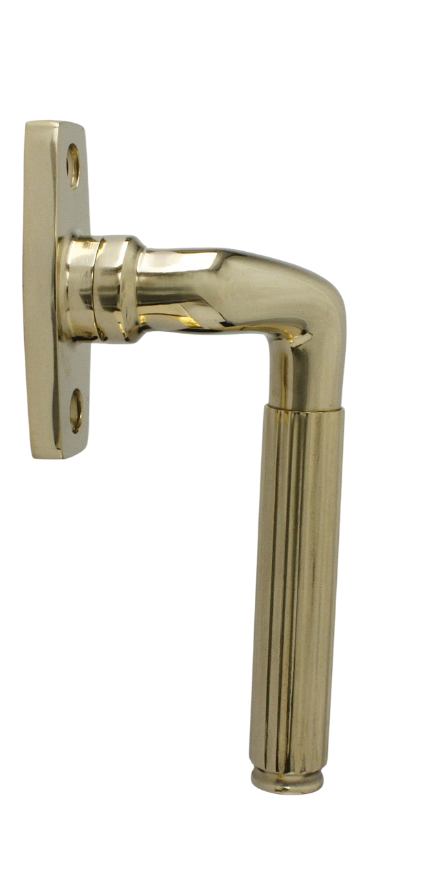 Vinduesgreb Rex, poleret blank messing uden lak  • KYNER & Co