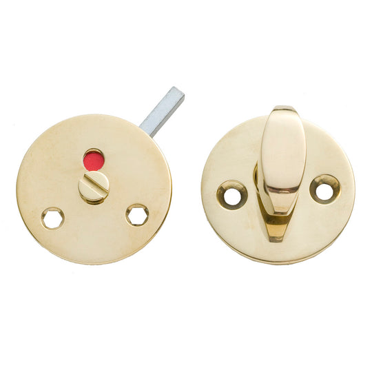 Toiletbesætning AW Plan, poleret blank messing uden lak  • KYNER & Co