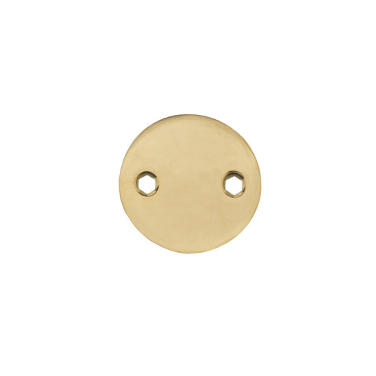 Blindskilt indvendig 1976, poleret messing uden lak • KYNER & Co