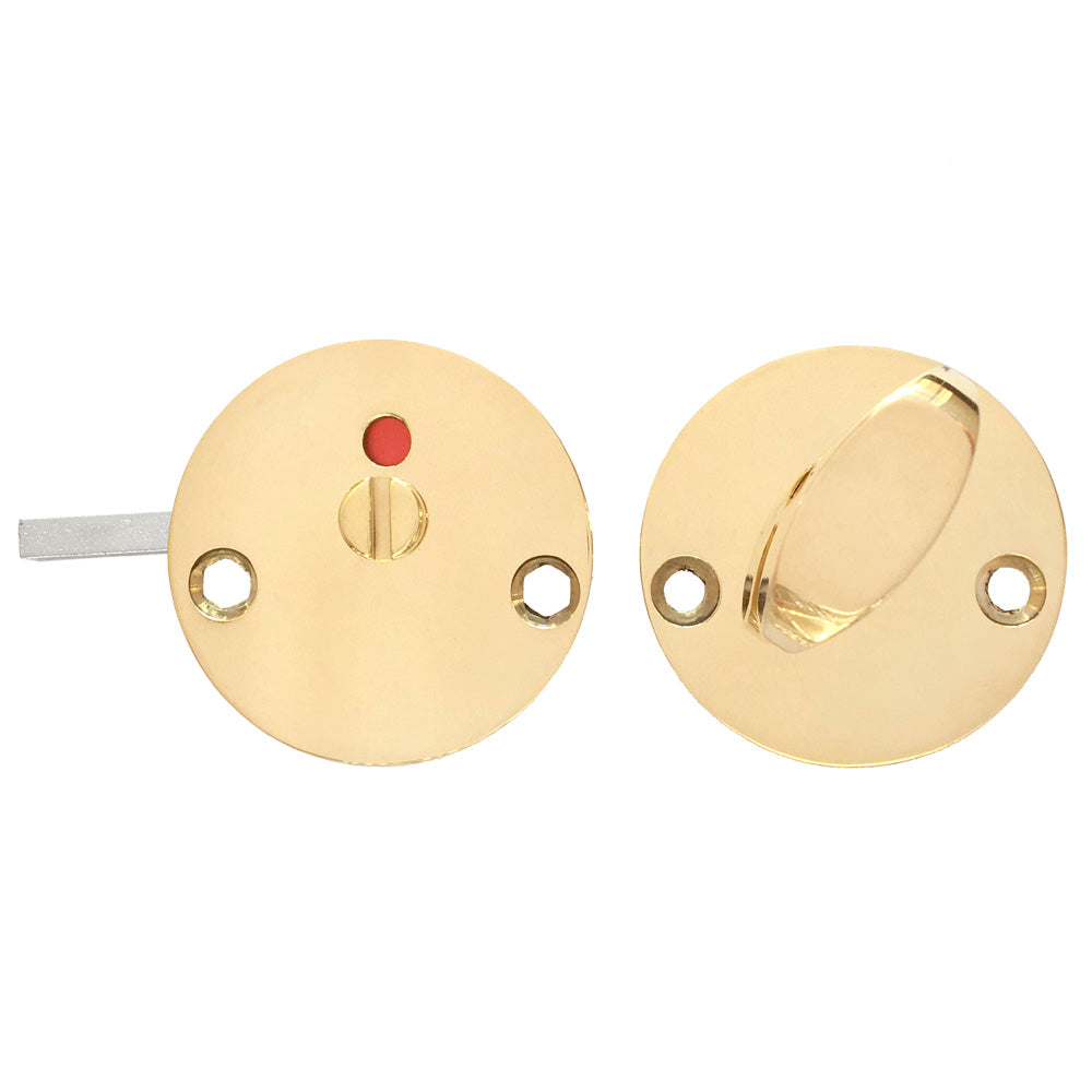 Toiletbesætning AW Plan Sina, poleret blank messing uden lak  • KYNER & Co