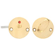 AW Plan Sina WC-Garnitur, poliertes Messing, unlackiert • KYNER & Co