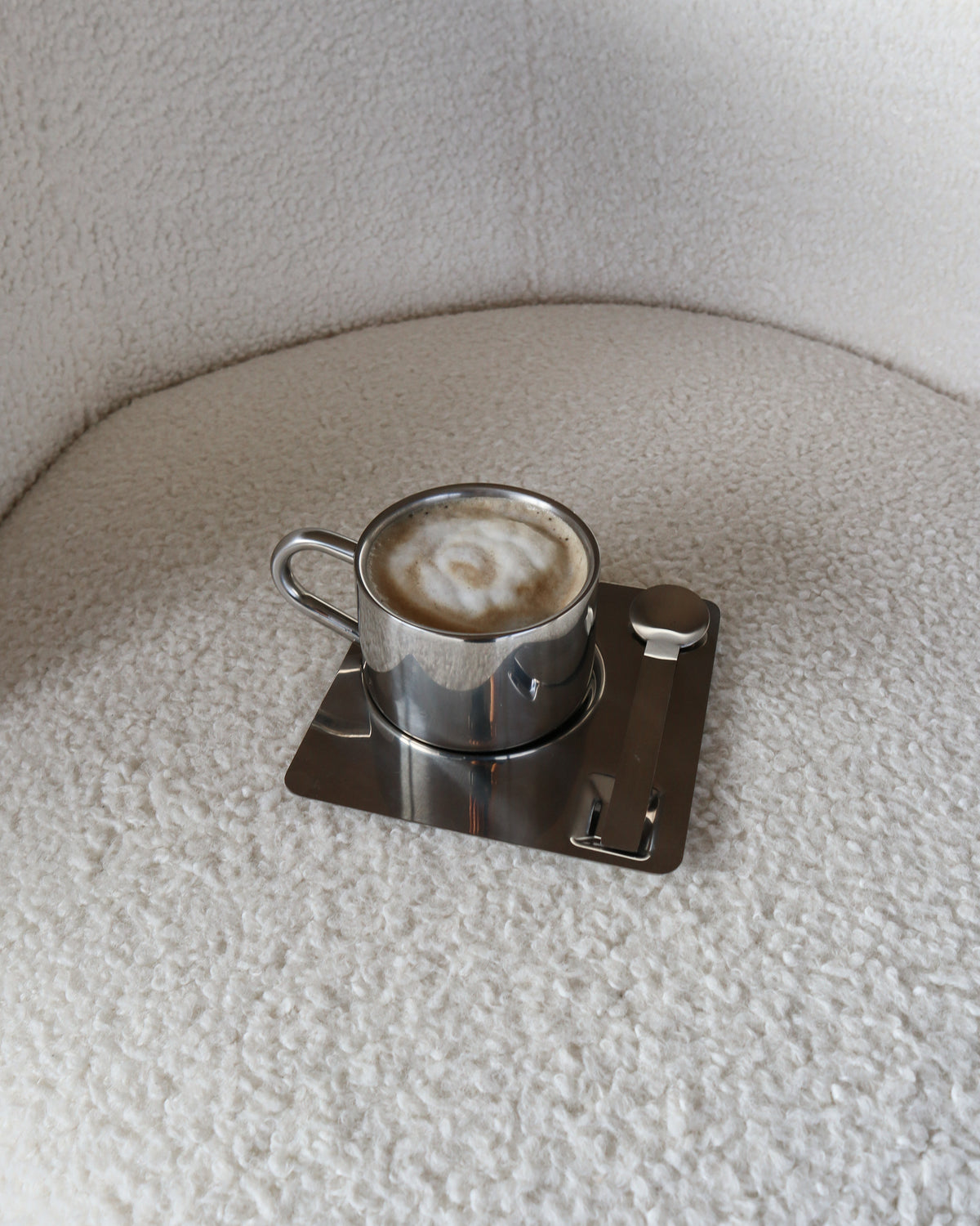 Kaffeeset Cappuccino TRIO aus Edelstahl • NICHBA - Copenhagenhomedesign