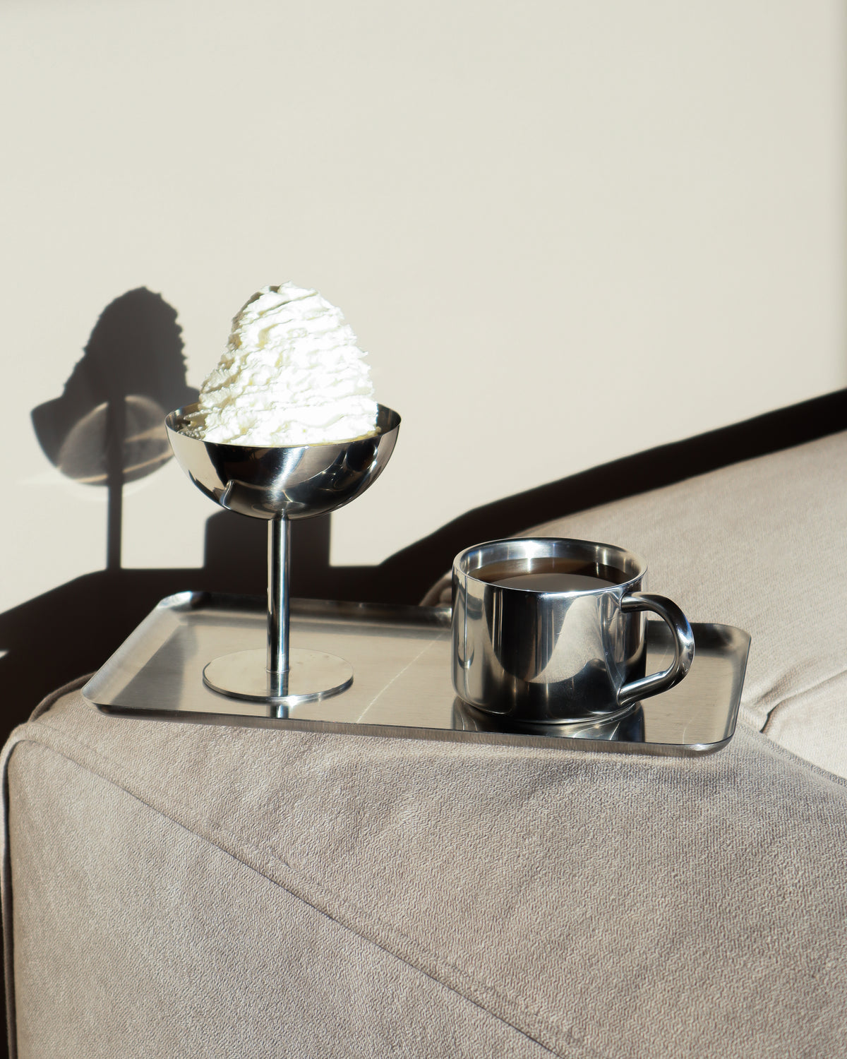 Kaffeeset Cappuccino TRIO aus Edelstahl • NICHBA - Copenhagenhomedesign