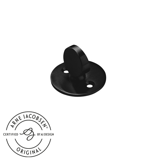 Arne Jacobsen vrider til hoveddør, mat sort (RAL 9005), c/c 30 mm. ASSA  • d line