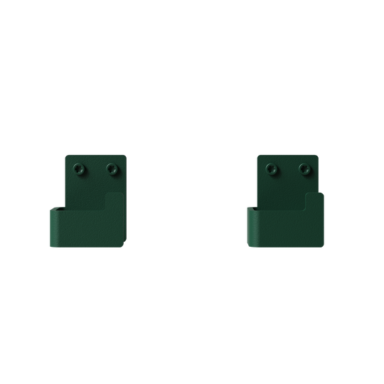 Badeværelsesknage, grøn (2 stk.) • NICHBA