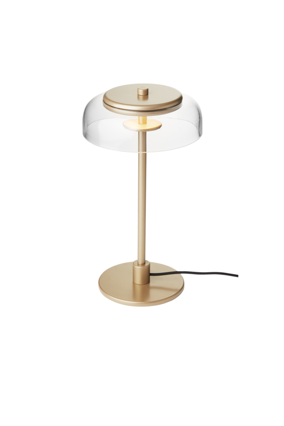 Blossi Table Small bordlampe, nordic gold / clear • NUURA