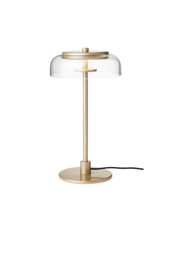 Blossi Table Small bordlampe, nordic gold / clear • NUURA