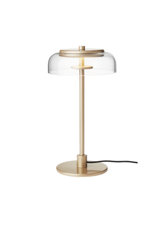 Blossi Table Small bordlampe, nordic gold / clear • NUURA