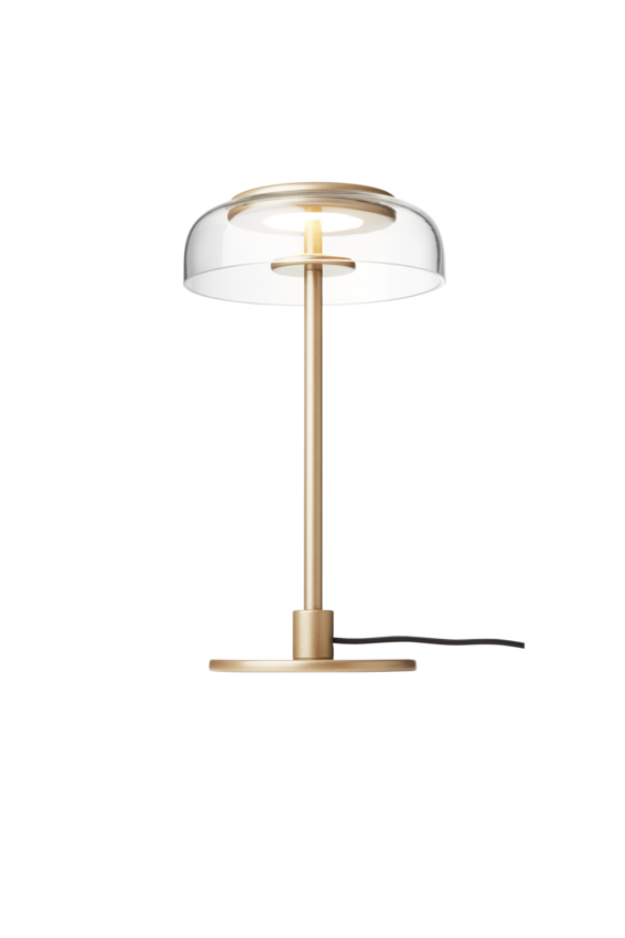 Blossi Table Small bordlampe, nordic gold / clear • NUURA